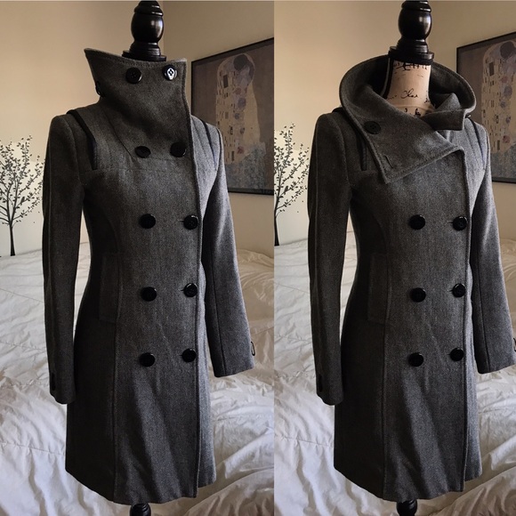 H&M Jackets & Blazers - {H&M} grey wool peacoat sz4